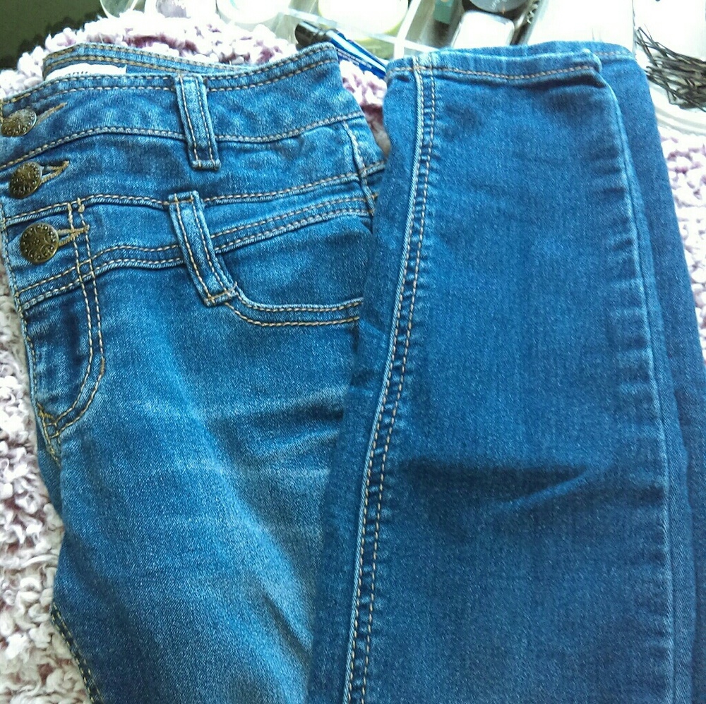 High size medium wash jeggings